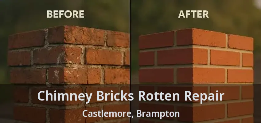 Chimney Bricks Rotten Repair Castlemore, Brampton - ON