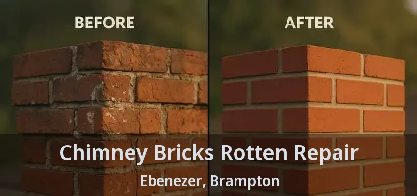 Chimney Bricks Rotten Repair Ebenezer, Brampton - ON