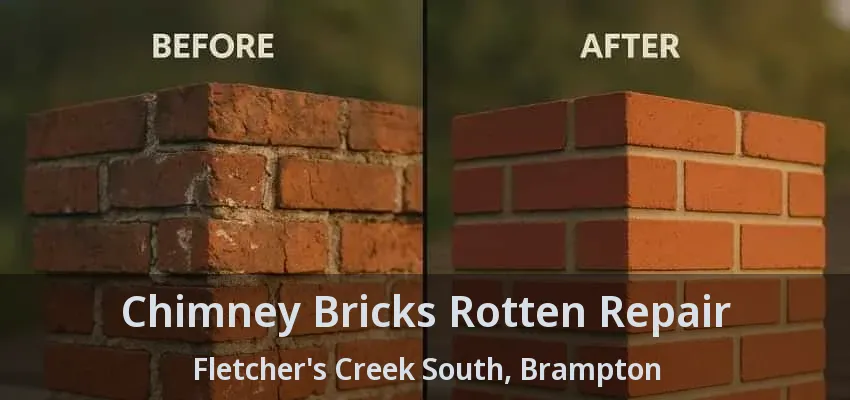 Chimney Bricks Rotten Repair Fletcher's Creek South, Brampton - ON Chimney Bricks Rotten Repair Fletcher's Creek South, Brampton - ON