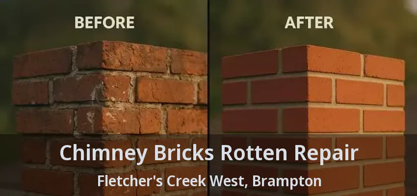 Chimney Bricks Rotten Repair Fletcher's Creek West, Brampton - ON Chimney Bricks Rotten Repair Fletcher's Creek West, Brampton - ON