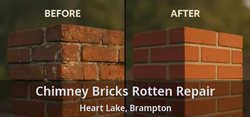 Chimney Bricks Rotten Repair Heart Lake, Brampton - ON