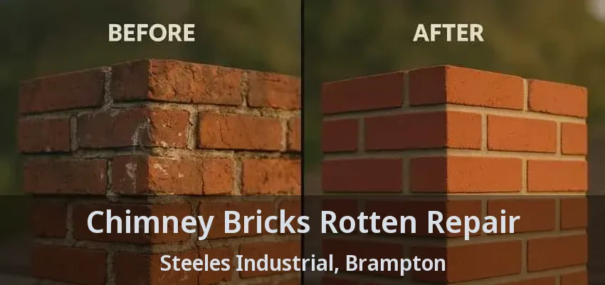 Chimney Bricks Rotten Repair Steeles Industrial, Brampton - ON
