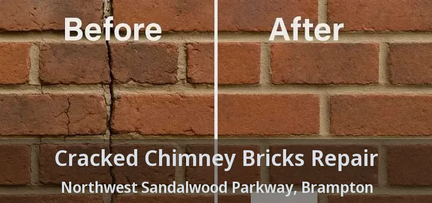 Cracked Chimney Bricks Repair Northwest Sandalwood Parkway, Brampton - ON