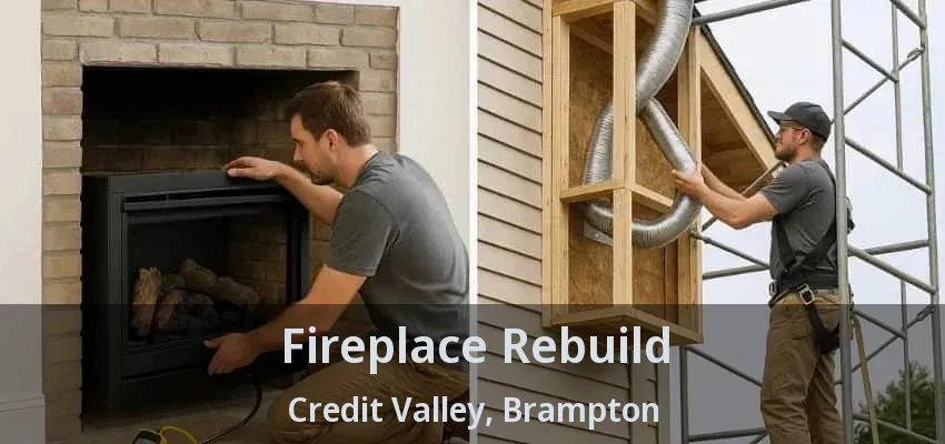 Fireplace Rebuild Credit Valley, Brampton - ON