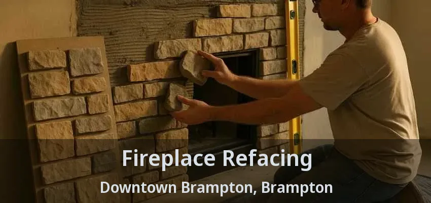 Fireplace Refacing Downtown Brampton, Brampton - ON Fireplace Refacing Downtown Brampton, Brampton - ON