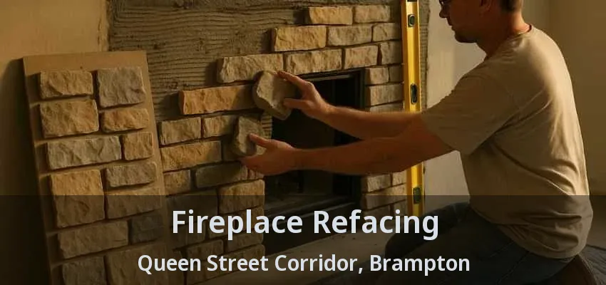 Fireplace Refacing Queen Street Corridor, Brampton - ON Fireplace Refacing Queen Street Corridor, Brampton - ON
